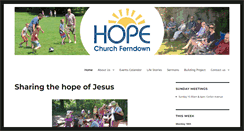 Desktop Screenshot of hopechurchferndown.org.uk